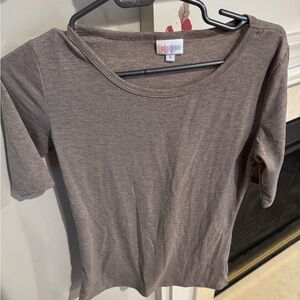 Lularoe women's Gigi short sleeve tshirt, brown, small